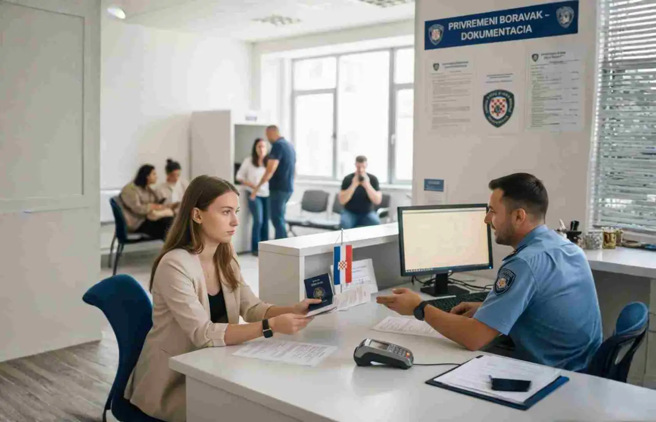 Croatia Temporary Residence Permit for US citizen