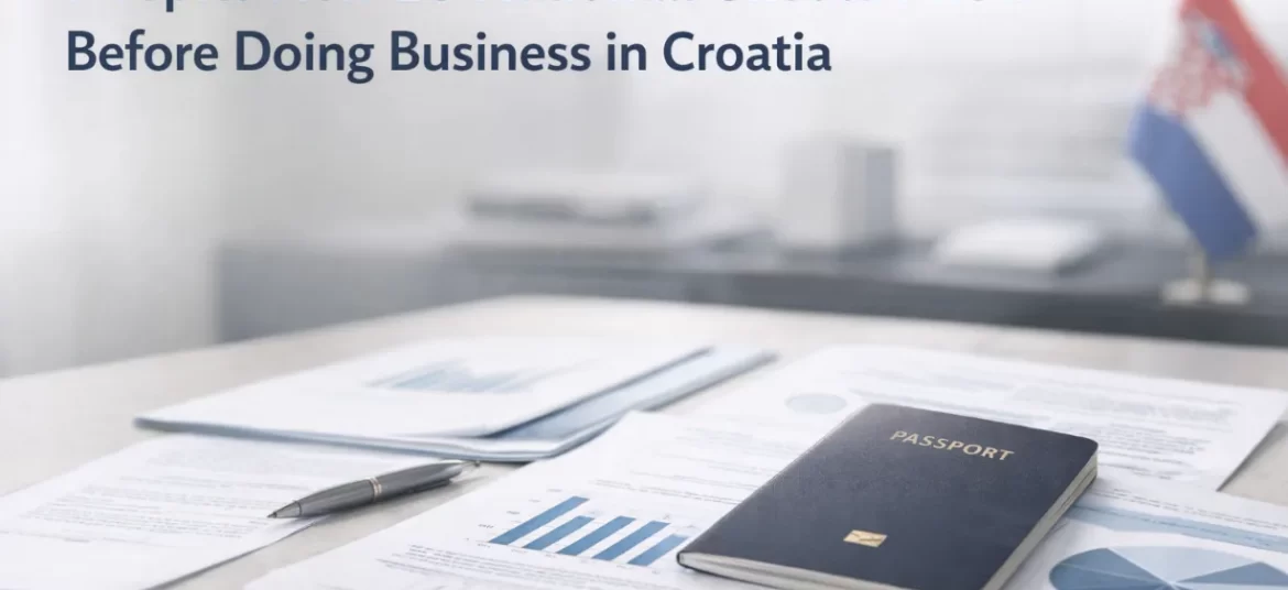 7 Topics Non-EU Nationals Should Know Before Doing Business in Croatia