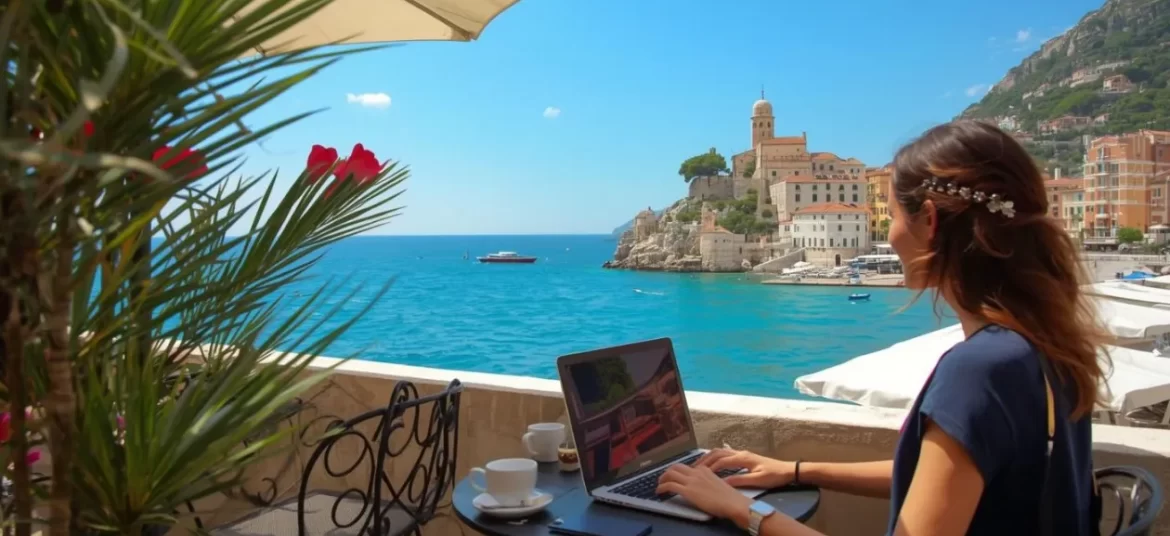 a girl looking through Croatia Digital Nomad Visa Requirements