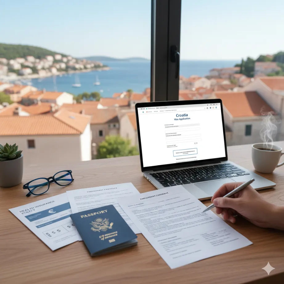 Croatia Digital Nomad Visa Requirements - application process