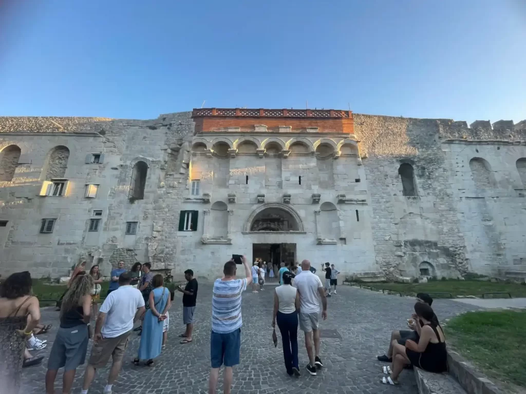 pros and cons of living in Croatia - Golden Gate (Diocletian's Palace) in split