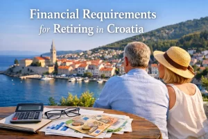 financial requirements for retiring in Croatia