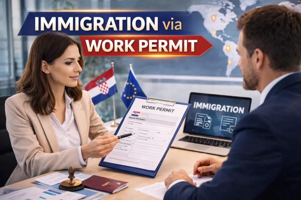 immigration via work permit